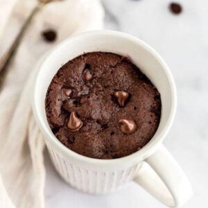 Bánh socola mug cake